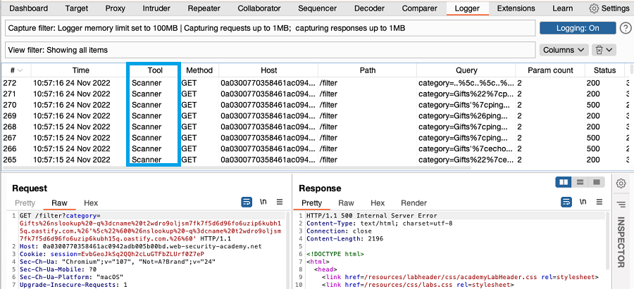 The tools column and message editor