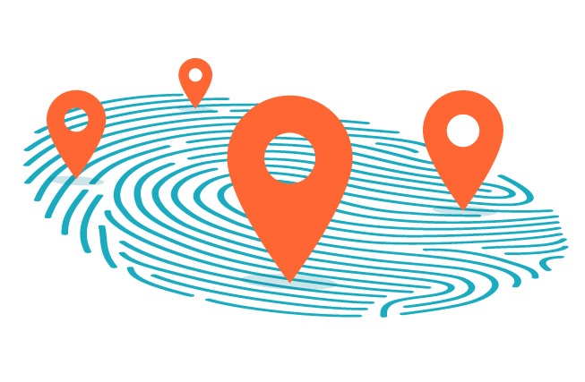 Representation of location fingerprinting