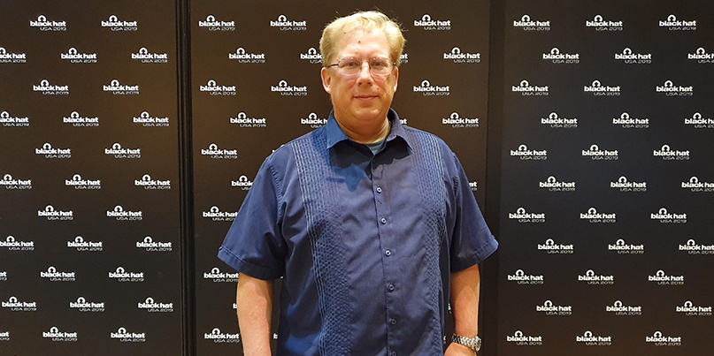 Dustin Childs at Black Hat 2019 (Image: PortSwigger Ltd)