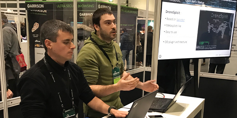 Alexandre D'Hondt and Yannick Pasquazzo present the DroneSploit framework at Black Hat Europe