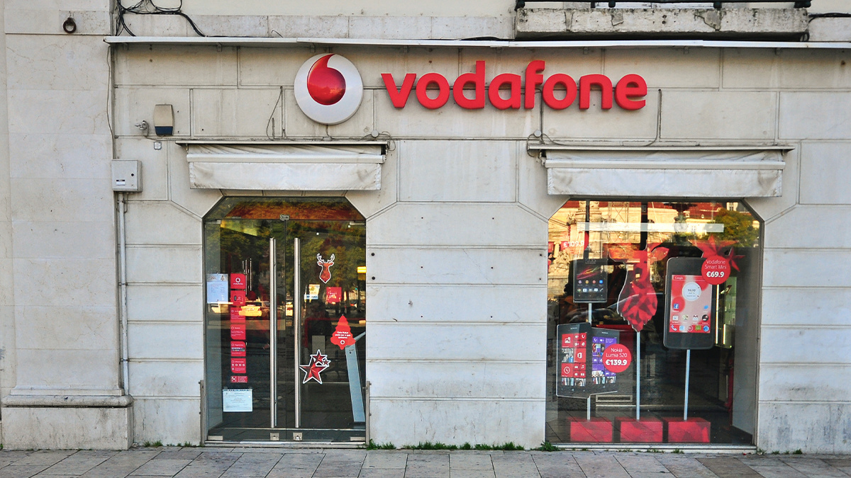 Loja Vodafone em Lisboa, Portugal