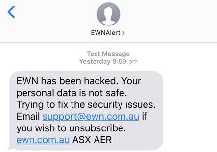 Western Australians bombarded with text message they wrongly think