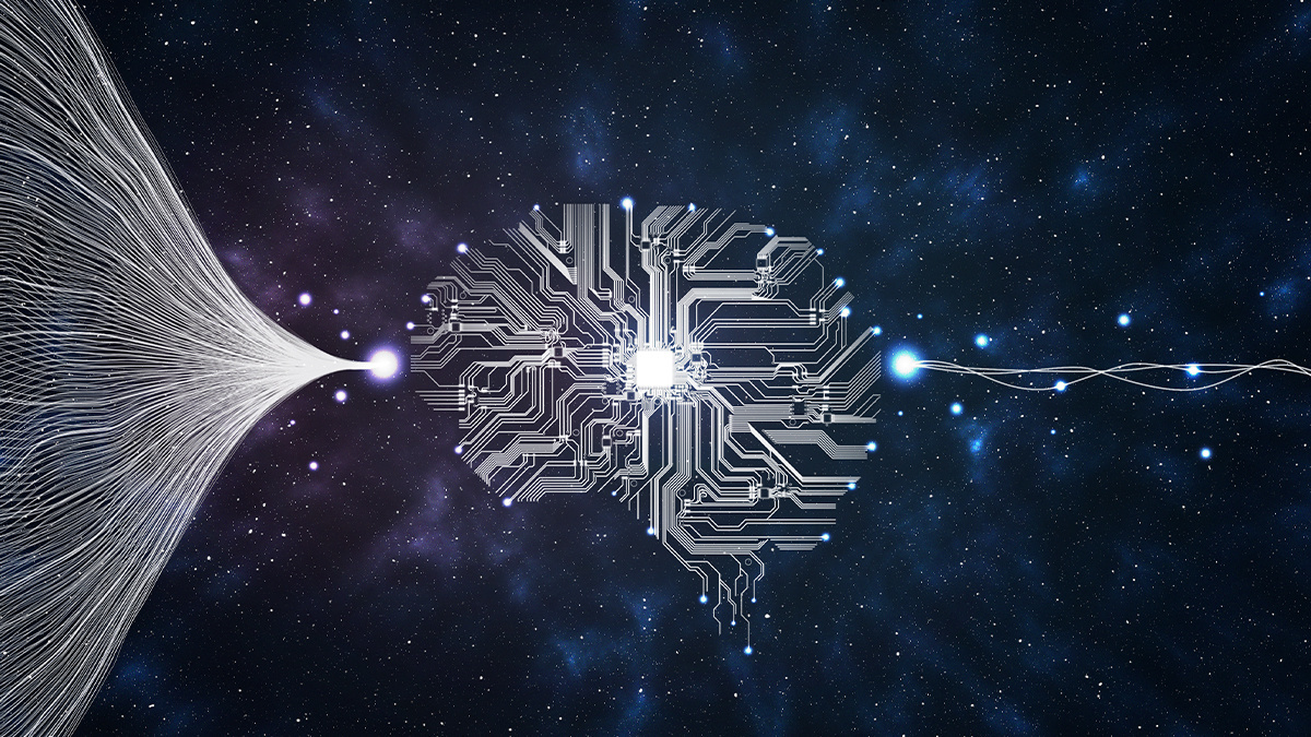 Machine learning brain circuitry in space