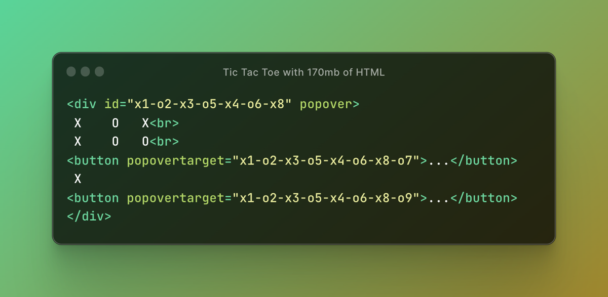 Create a simple Tic-Tac-Toe game using HTML, CSS, JavaScript - DEV