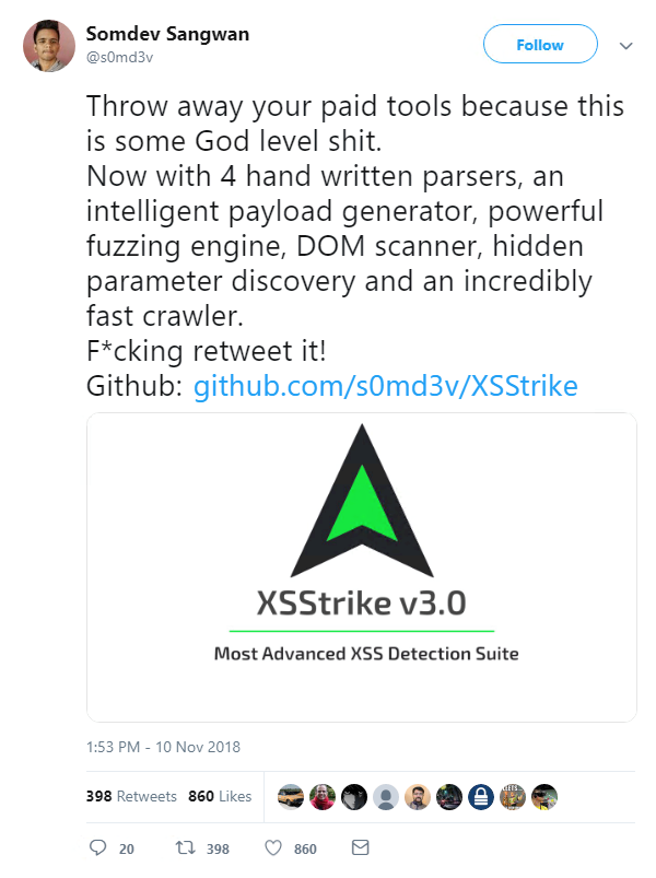 Crawling with XSStrike only works if i provide specific path?! :  r/Hacking_Tutorials