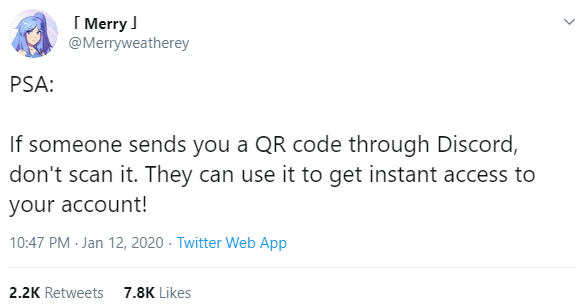 Please Don't Fall For This New Discord QR Code Scam 