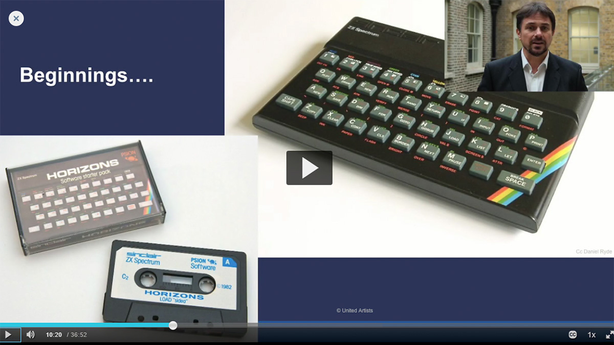 Pete Cooper referred to having owned a ZX Spectrum 16K at the Black Hat Europe 2020 keynote