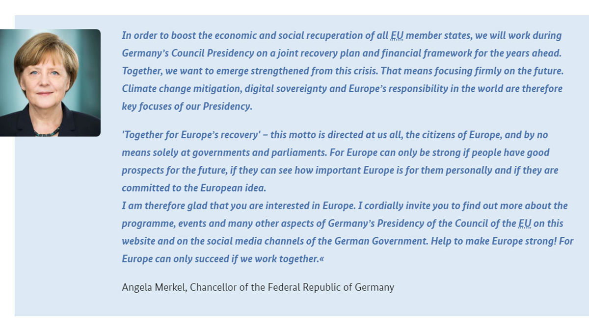 Angela Merkel includes cybersecurity in Germany's 2020 EU presidency 