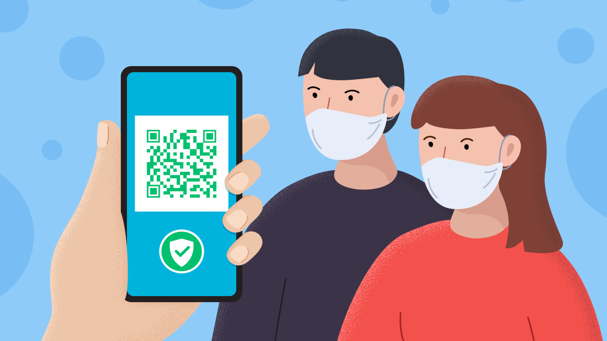 QR codes are being used for coronavirus contact tracing