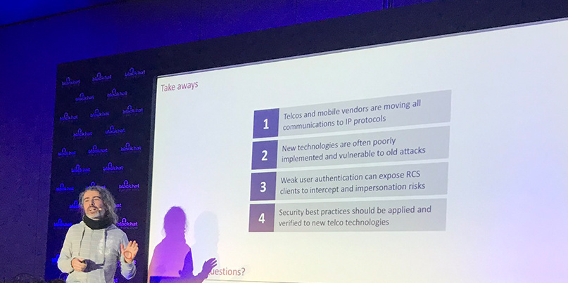 RCS mobile security at Black Hat Europe