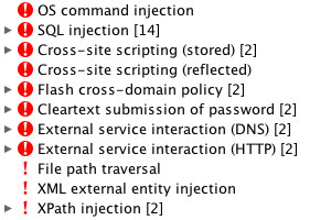 over 100 generic vulnerabilities