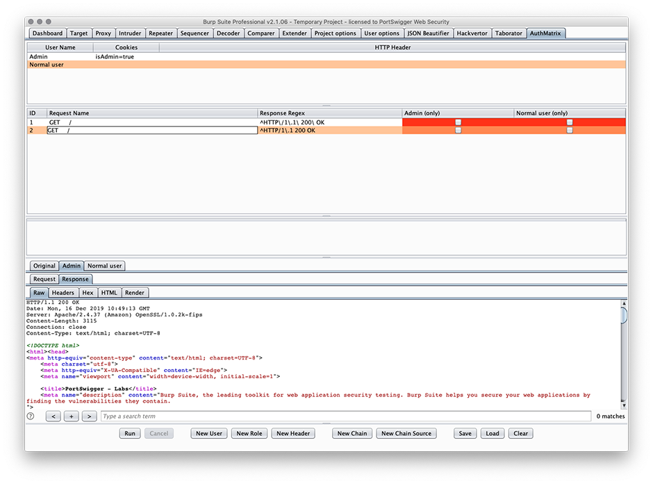 burp suite manual testing