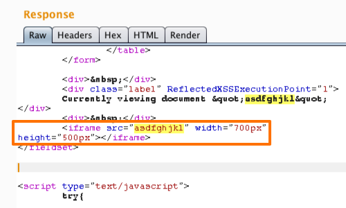 2.: Classification of XSS payloads (exemplified)