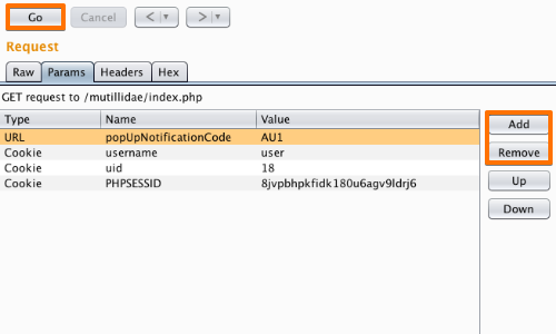 Query params array