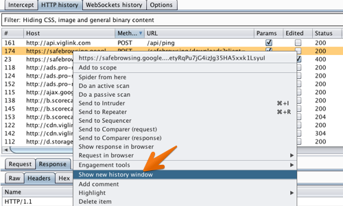 burp proxy setup