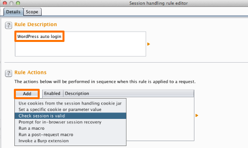 Configuring Burps Session Handling Rules Portswigger 