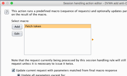 Using Burps Session Handling Rules With Anti Csrf Tokens Portswigger 