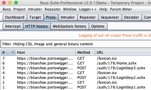 Manually setting a cookie for Burp's Crawl and Audit - PortSwigger